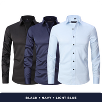 Black + Navy + L. Blue