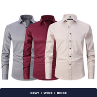 Gray + Wine + Beige