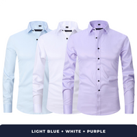 L. Blue + White + Purple