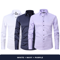 White + Navy + Purple