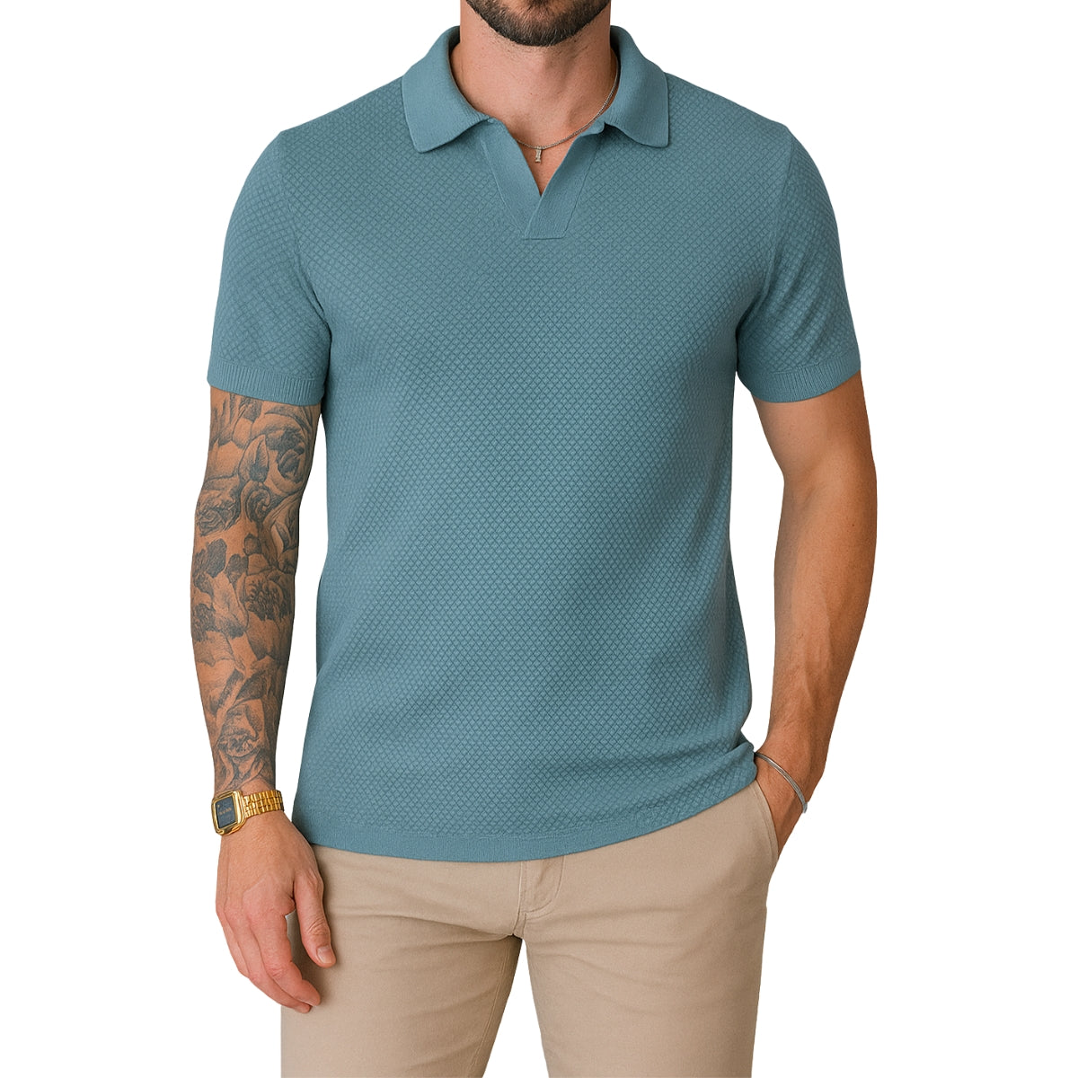 [Polo 2-Pack] Zarvini Egyptian Cotton + Get Free Watch