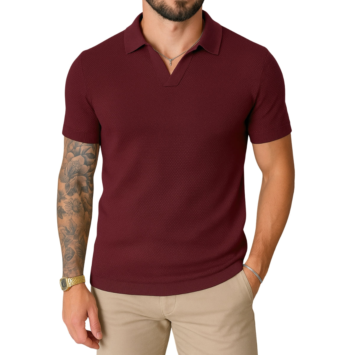 [Polo 2-Pack] Zarvini Egyptian Cotton + Get Free Watch