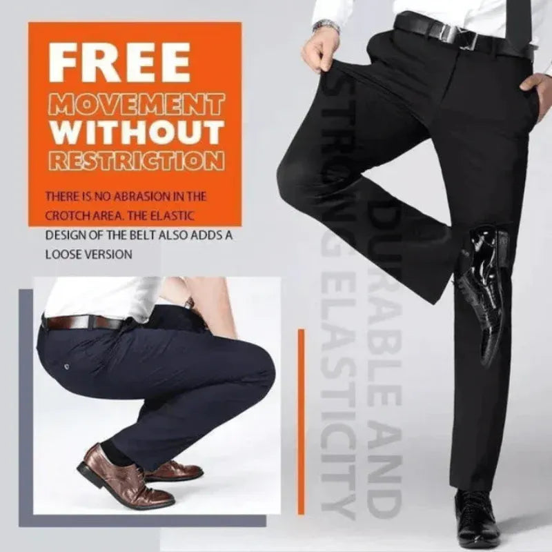 Classic Stretch Trousers [2-Pack] + FREE Watch