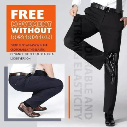 Classic Stretch Trousers [2-Pack] + FREE Watch