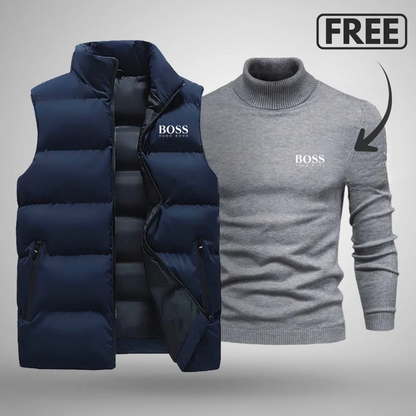 [BUY 1 GET 2] Vest & Free Sweater