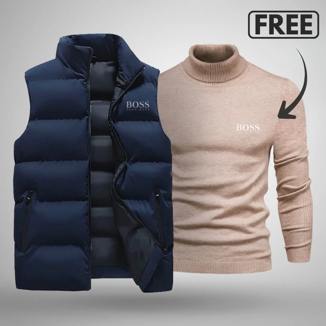 [BUY 1 GET 2] Vest & Free Sweater