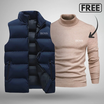 [BUY 1 GET 2] Vest & Free Sweater
