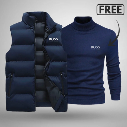 [BUY 1 GET 2] Vest & Free Sweater