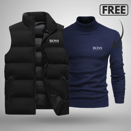[BUY 1 GET 2] Vest & Free Sweater